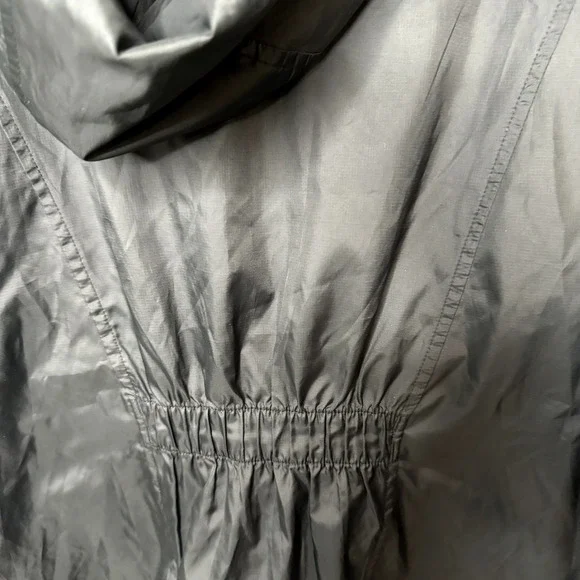 The North Face Pullover Jacket Windbreaker Women Hooded Black Logo Pockets Small - Picture 5 of 11